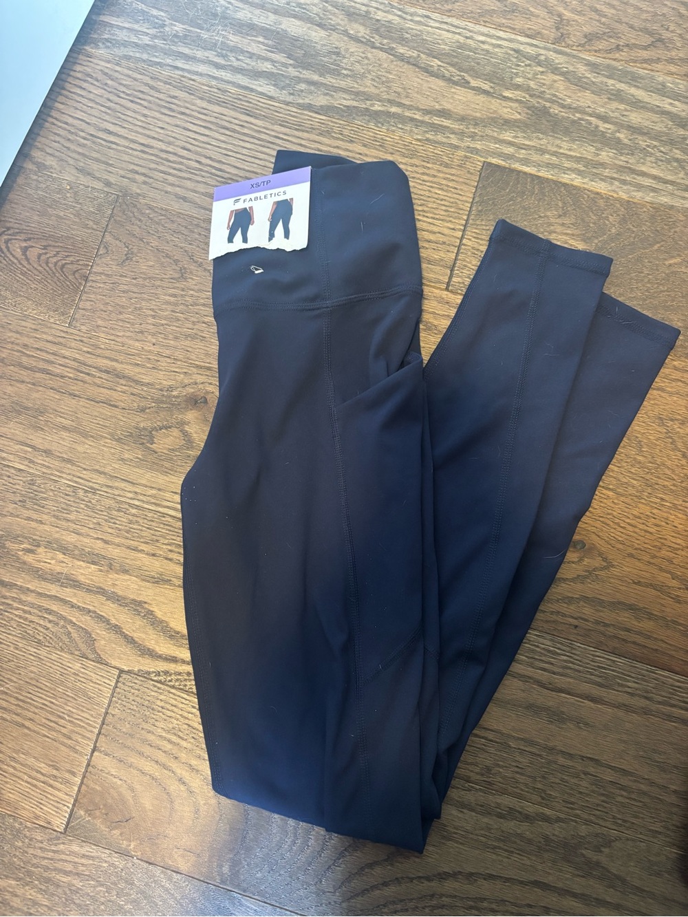 Fabletics navy High-Waisted pocket Leggings